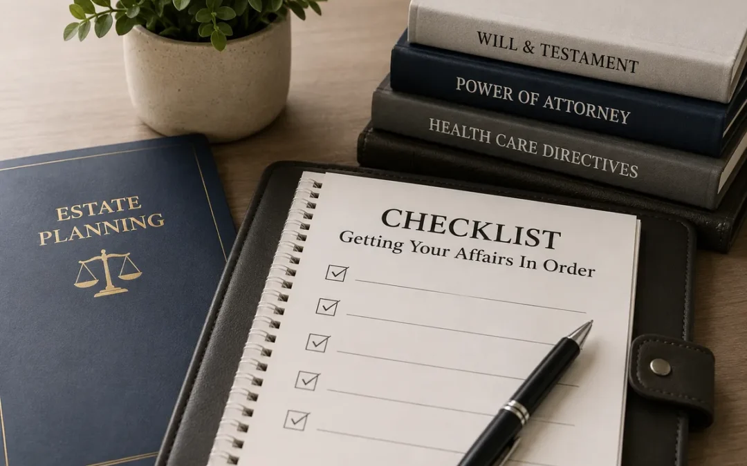 Checklist Helps Put Affairs in Order