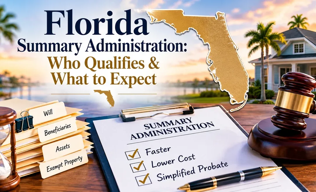 Florida Summary Administration: Who Qualifies and What to Expect